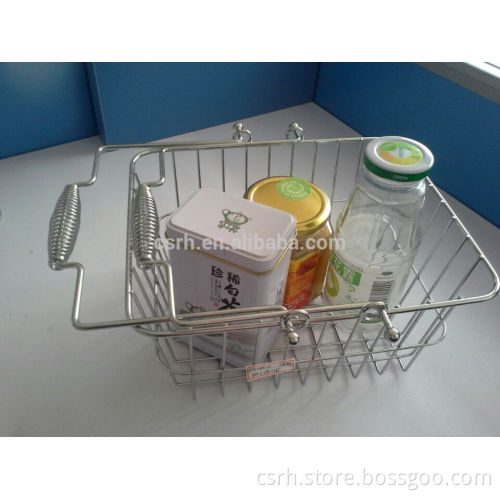 350*250*135mm RH-SX11 Mini Wire Shopping Basket Snack Basket
